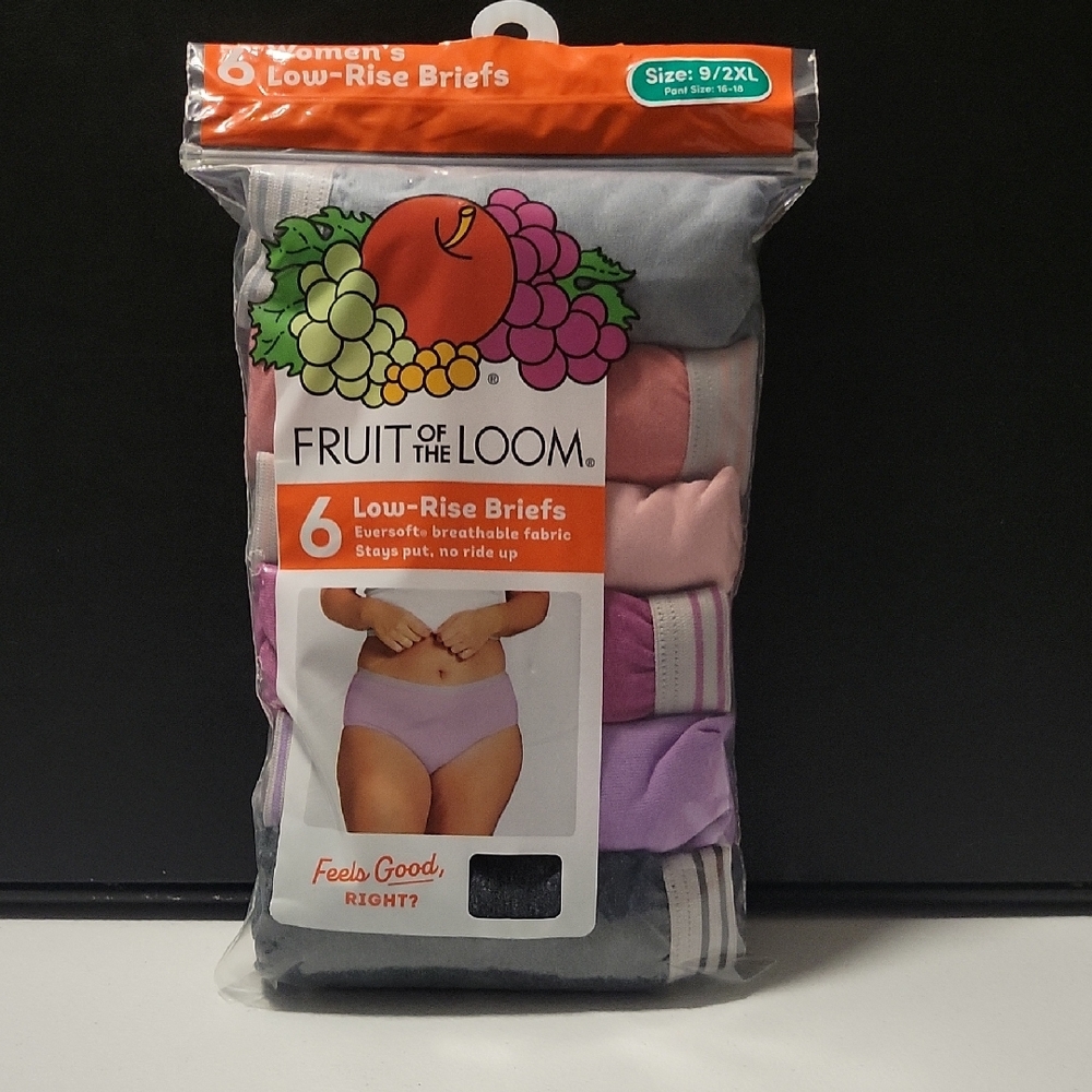 Fruit of the Loom Women's Assorted Low-Rise Briefs B5